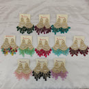 Hania Jewels Luxury Kundan Stone Pearl And Beads Dangler Earrings