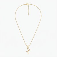 Darshana Jewels Stylish Gold Plated Tulip Flower Chain Pendant