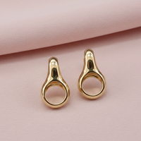 Urthn Classy Style Gold Plated Earrings(Pack of 3)