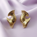 Urthn Trending Gold Plated Earrings(Pack of 3)