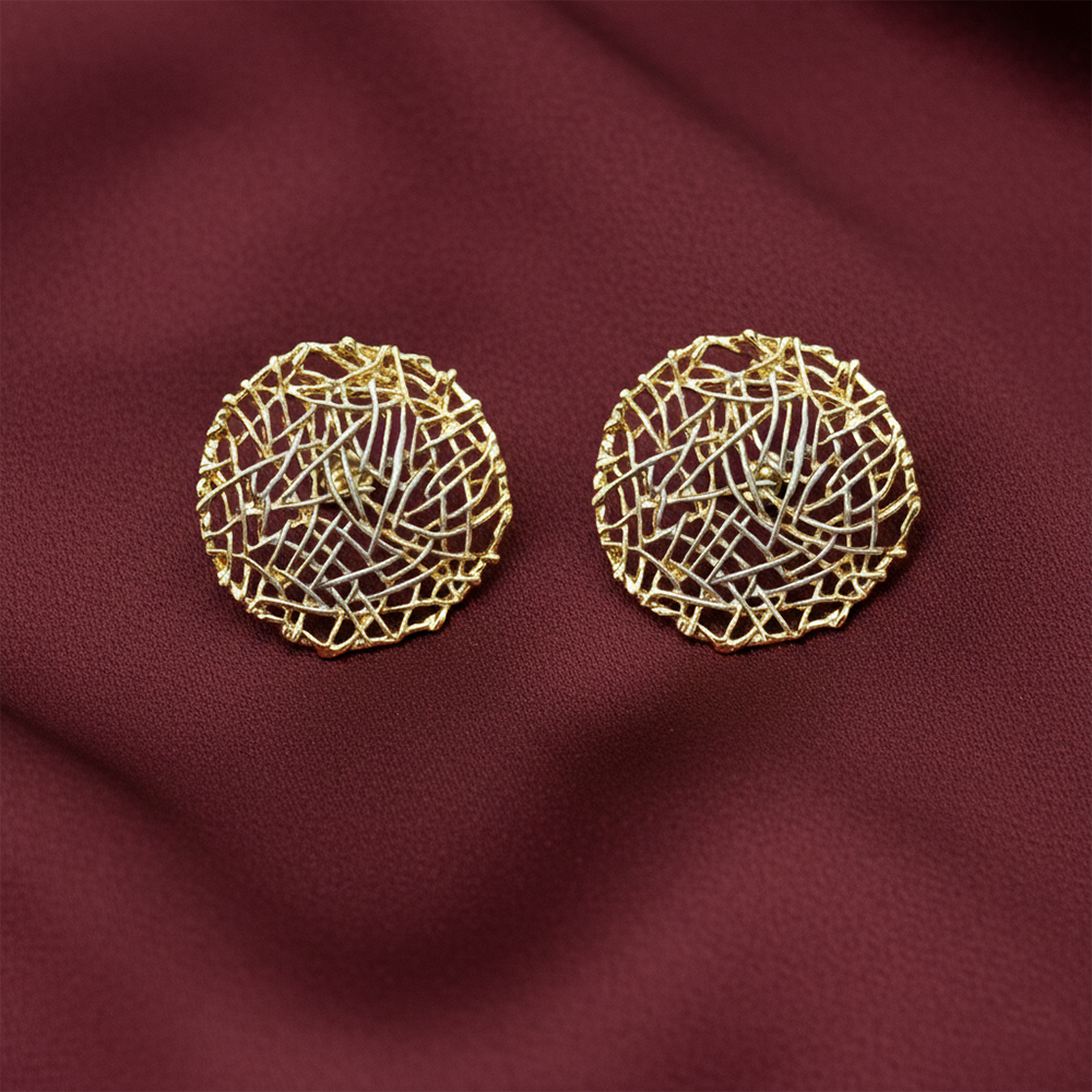 Urthn  Gold Plated Fashion Earrings(Pack of 3)