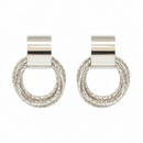 Urthn Stylish Silver Plated Earrings (Pack Of 6)