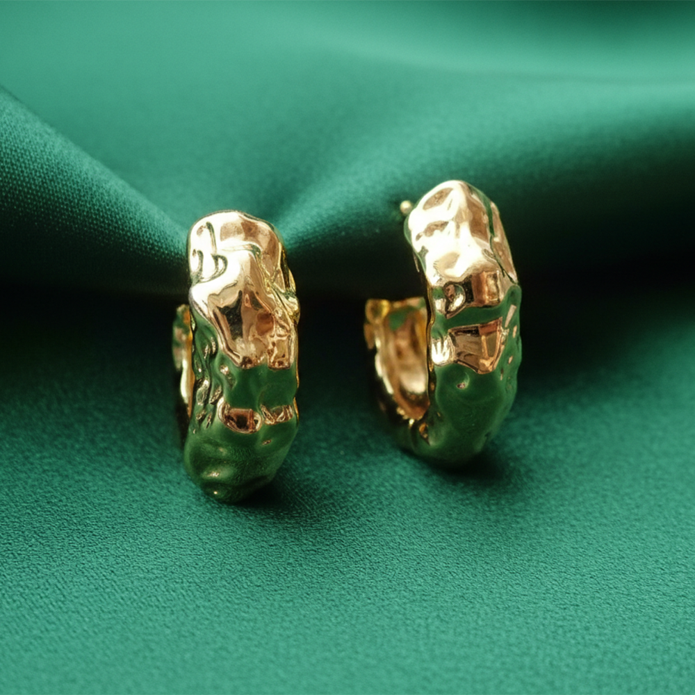 Urthn Stylish Gold Plated Earrings (Pack Of 6)