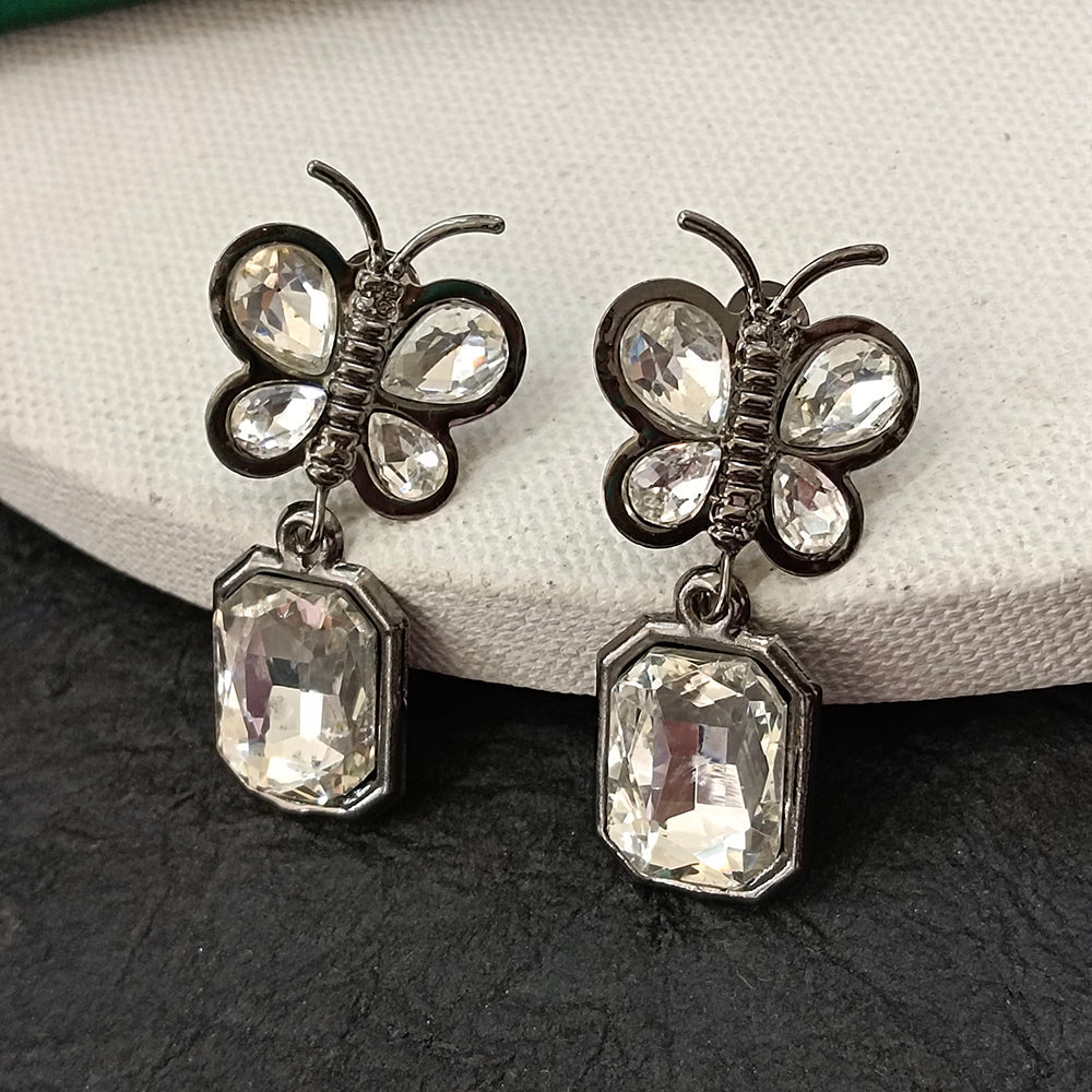 Urthn BlackButterflyEarrings (Pack Of 6)