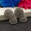Darshana Jewels  Oxidised Plated Round Shape Jhumki Earrings(Pack of 6)