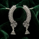 Darshana Jewels Oxidised Plated Floral Jhumki Ear Cuff For Women And Girls(Pack of 6)