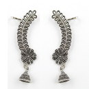 Darshana Jewels Oxidised Plated Floral Jhumki Ear Cuff For Women And Girls(Pack of 6)