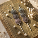 Darshana Jewels Oxidised Plated Floral Earcuff (Pack Of 6)