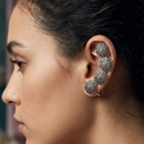 Darshana Jewels  Oxidised Plated Floral Ear Cuff For Women And Girls(Pack of 6)