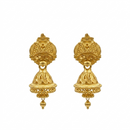 Darshana Jewels Elegant Gold Plated Floral Jhumka Drop Earrings(Pack Of  6)