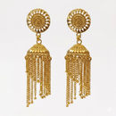 Darshana Jewels Elegant Gold Plated Floral Jhumka Drop Earrings(Pack Of  6)
