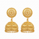 Darshana Jewels Elegant Gold Plated Floral Jhumka Drop Earrings(Pack Of  6)