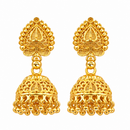 Urthn Stylish Gold Plated Jhumka Earrings | Traditional Fashion Jewellery for Festive & Party Wear( Pack of 6)