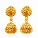 Urthn Beautiful Gold Plated Jhumka Earrings for Women | Designer Ethnic Jewellery for Festive Looks( Pack of 6)