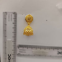 Urthn Timeless Gold Plated Jhumki Earrings | Elegant Traditional Jewellery for Weddings & Festive Occasions( Pack of 6)