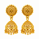 Urthn Timeless Gold Plated Jhumki Earrings | Elegant Traditional Jewellery for Weddings & Festive Occasions( Pack of 6)