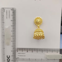 Urthn Timeless Gold Plated Jhumki Earrings | Elegant Traditional Jewellery for Weddings & Festive Occasions( Pack of 6)