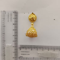 Urthn Timeless Gold Plated Jhumki Earrings | Elegant Traditional Jewellery for Weddings & Festive Occasions( Pack of 6)