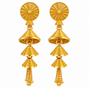 Urthn Traditional Gold Plated Multi Layer Jhumki Earrings | Designer Indian Earrings for Women & Girls( Pack of 6)