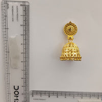 Urthn Heritage Inspired Gold Plated Jhumka Earrings | Traditional Designer Jewellery for Women( Pack of 6)