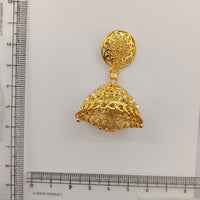 Urthn Heritage Inspired Gold Plated Jhumka Earrings | Traditional Designer Jewellery for Women( Pack of 6)