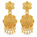 Darshana Jewels Gold Plated Traditional Small Dangler Earrings (Pack of 6)