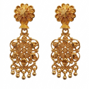 Darshana Jewels Gold Plated Traditional Small Dangler Earrings(Pack Of 6)