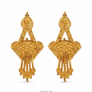 Darshana Jewels Gold Plated Traditional Small Dangler Earrings (Pack of 6)