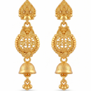 Darshana Jewels Gold Plated Traditional Small Dangler Earrings (Pack of 6)