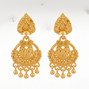 Darshana Jewels Gold Plated Traditional Small Dangler Earrings (Pack of 6)