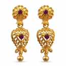 Darshana Jewels Gold Plated Traditional Small Dangler Earrings (Pack of 6)