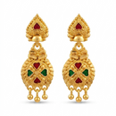 Darshana Jewels Gold Plated Traditional Small Dangler Earrings(Pack Of 6)