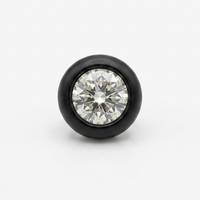 Urthn Silver Plated Stud Mens Earrings (1 PC)(Pack of 12)