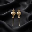 Urthn Gold Plated Heart Shape Ear cuff(Pack of 6)