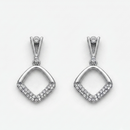 Urthn Silver Plated Austrian Stone Dangler Earrings(Pack of 6 )