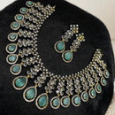 Sona Covering Gold Plated American Diamond Necklace Set
