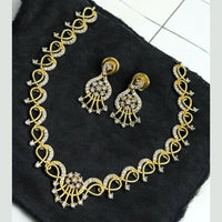 Sona Covering Charming Gold Plated Austrian Stone Necklace Set