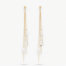 Urthn Trendy Long Tassel Earrings for Women Stylish Party & Festive Wear Jewellery(Pack Of 3)