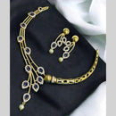 Sona Covering Gold Plated American Diamond Changeable Necklace Set