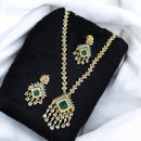 Sona Covering Gold Plated American Diamond Necklace Set