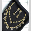 Sona Covering Gold Plated American Diamond Necklace Set