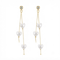 Urthn Trendy Long Tassel Earrings Drop for Women (Pack Of 3)