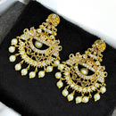 Sona Covering Gold Plated Austrian Stone Dangler Earrings