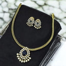 Sona Covering Gold Plated American Diamond Necklace Set