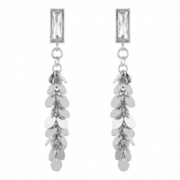 Urthn Trendy Long Tassel Earrings Drop for Women (Pack Of 3)