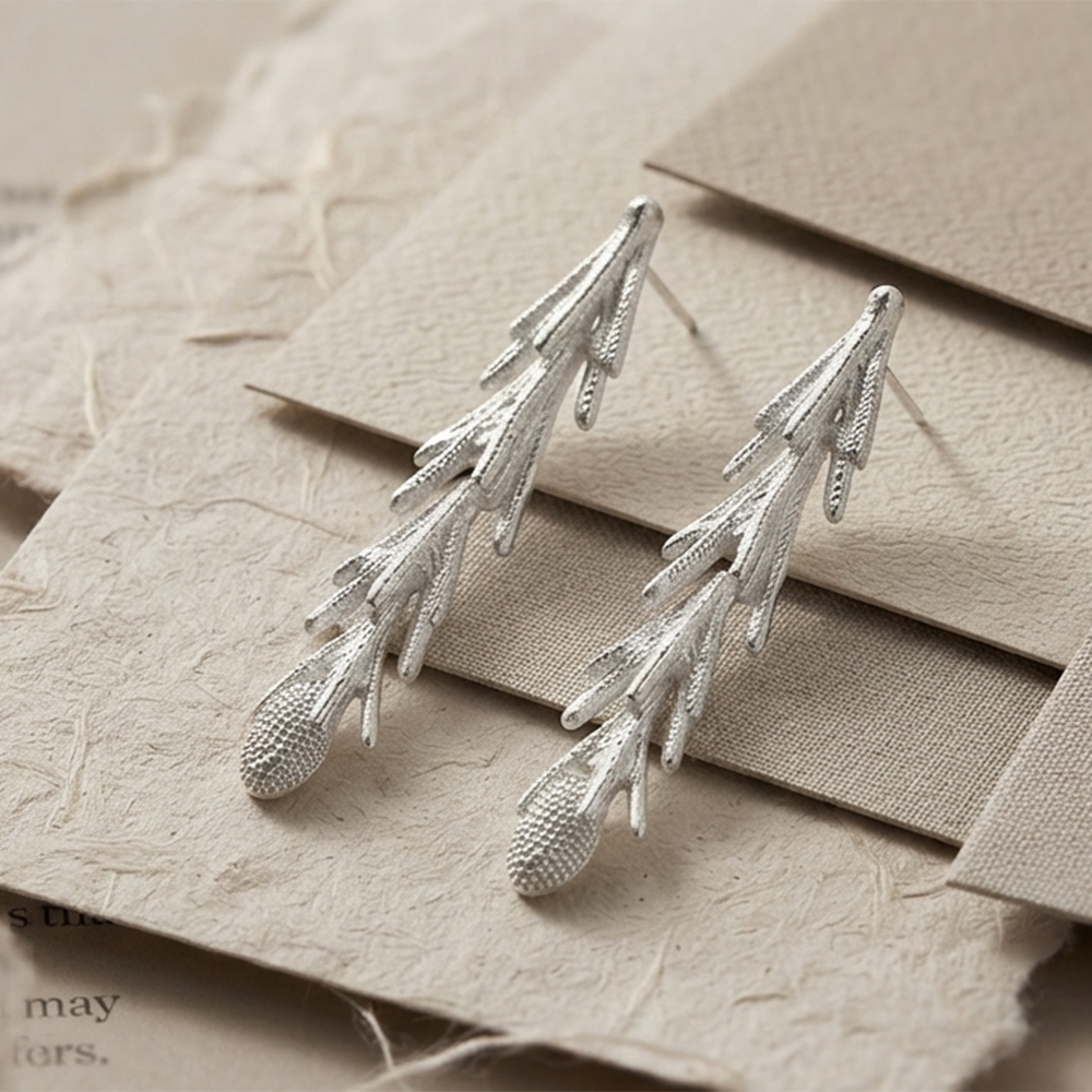 Urthn Stylish Tree Branch  Shape Dangler Earrings for Women Classic Ethnic & Party Wear
