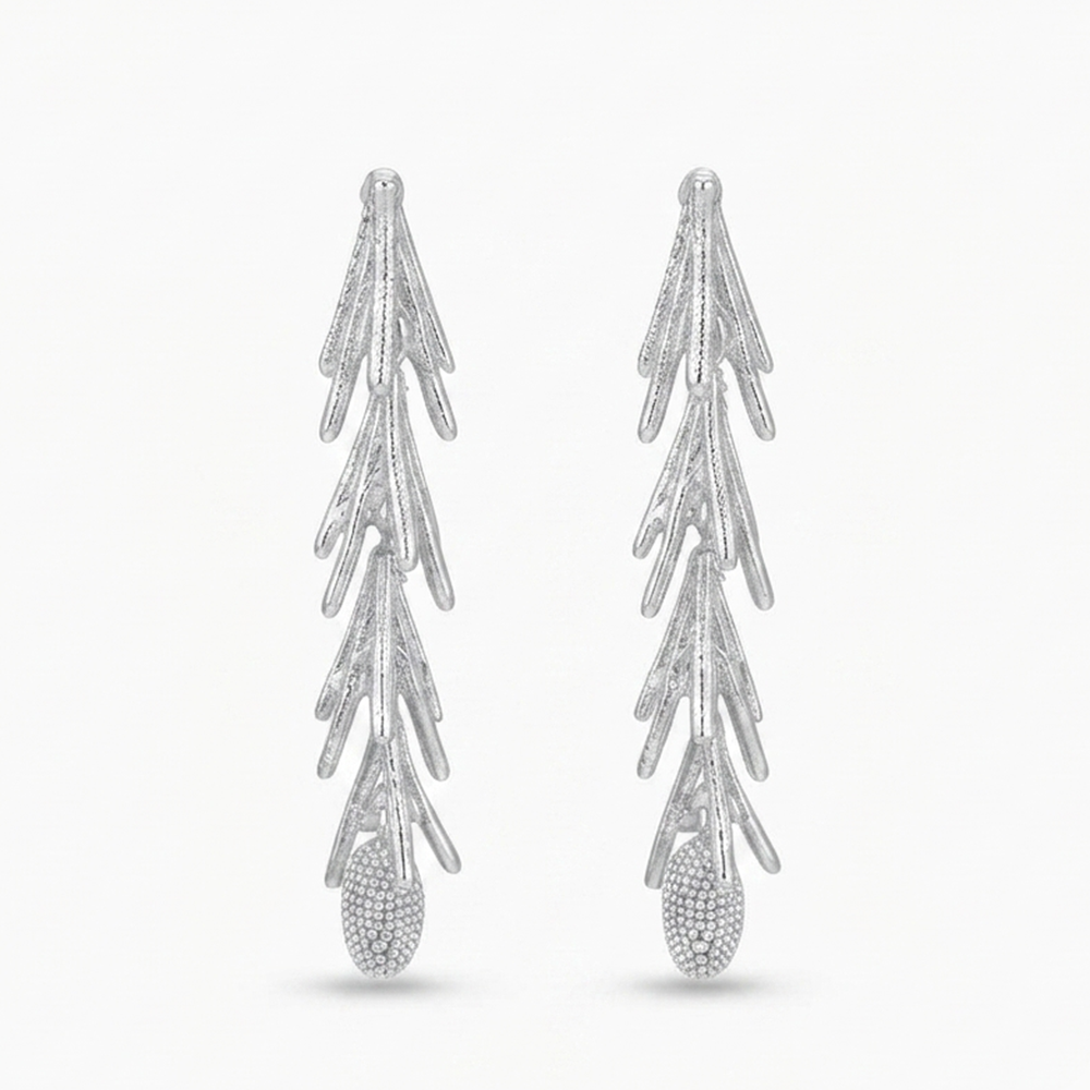 Urthn Stylish Tree Branch  Shape Dangler Earrings for Women Classic Ethnic & Party Wear(Pack Of 3)