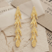 Urthn Stylish Tree Branch  Shape Dangler Earrings for Women Classic Ethnic & Party Wear