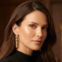 Urthn Stylish Tree Branch  Shape Dangler Earrings for Women Classic Ethnic & Party Wear(Pack Of 3)