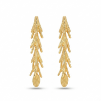 Urthn Stylish Tree Branch  Shape Dangler Earrings for Women Classic Ethnic & Party Wear(Pack Of 3)